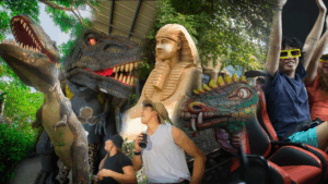 Dino Trail with World of Fun, Dino Garden, Happy Ride Train , 7D Extreme Cinema